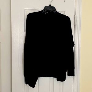 Forever 21 small. All back long sleeve cardigan.